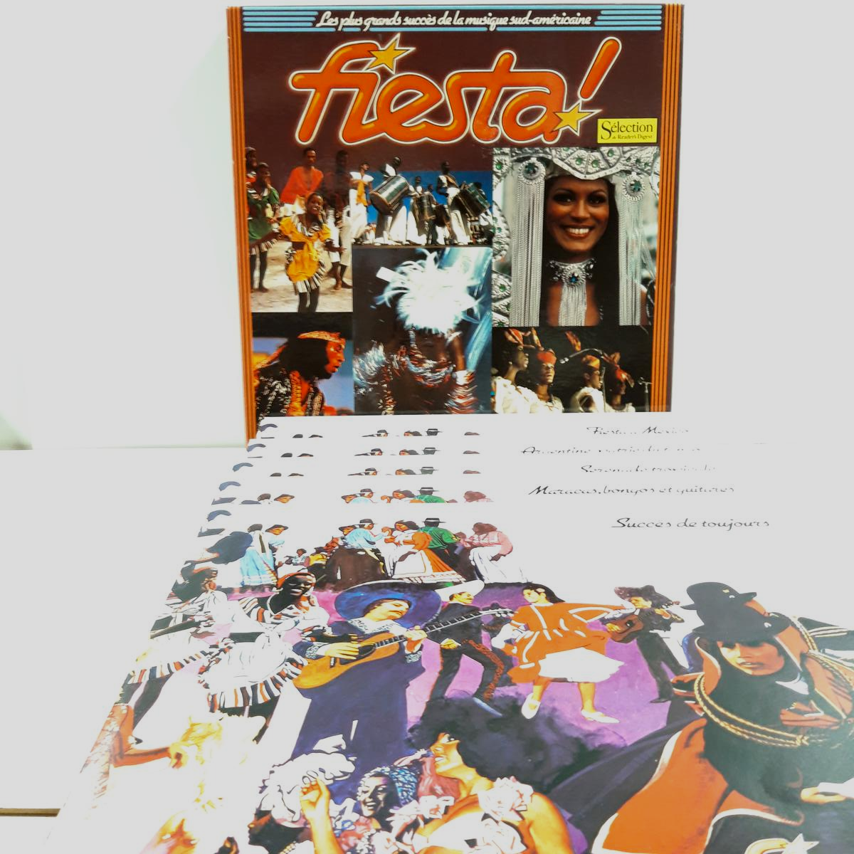 Fiesta, Les plus grands succès de la musique sud américaine, coffret 9 vinyles - Très bon état - Photo 2